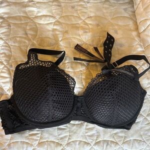 Victoria's Secret Black Mesh Bra